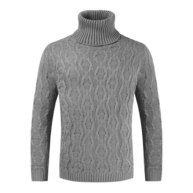 EGNMCR Chandails à Col Roulé pour Hommes Couleur Unie Col Montant Chandails à Col Roulé pour Hommes Chandails à Col Roulé pour Hommes Chandail, Gifts for Men