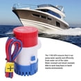 thumbnail image 3 of Kit De Plomería De Bomba De Achique, Bomba De Achique Eléctrica Para Barcos DC12V A Prueba De Golpes 1100GPH Con Manguera De 1 1/8 Pulgadas Para Sótano Para RV, 3 of 7