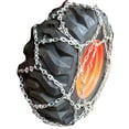 thumbnail image 1 of Tirechain Compatible With Kubota L2501 Hst R4 Rear 15-19.5 European Diamond Tire Chains, 1 of 2