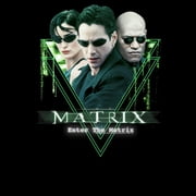 Juniors The Matrix Trio Graphic Tee Black Medium