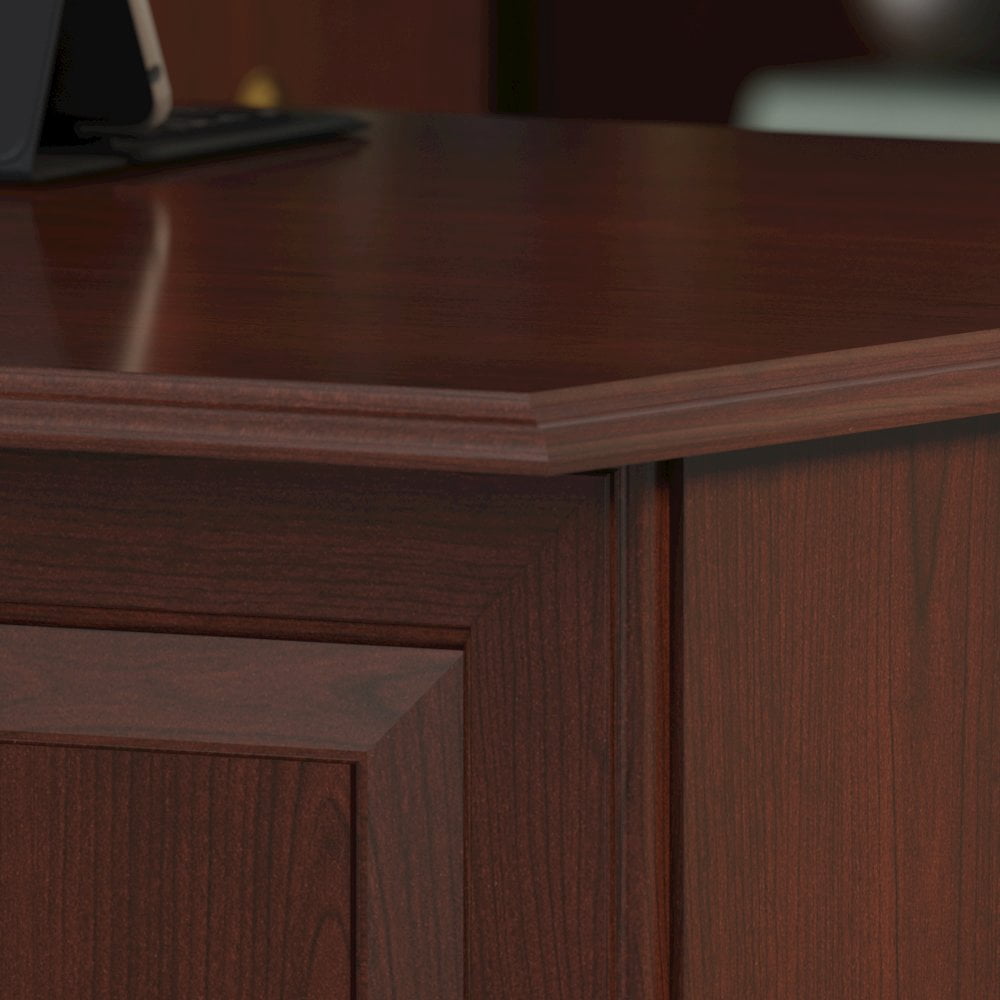 Bush Furniture Saratoga L Shaped Computer Desk with Drawers