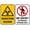 Warning Sign 4, variant on Radiation Area Authorized Personnel Only - 8"x12" Personalized Security Metal Sign, Safety Decor for Business, Office, Home, Yard