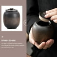 thumbnail image 2 of Ceramic Tea Container Ceramic Sugar Container Large Desktop Tea Organizer Ceramic Jar, 2 of 7