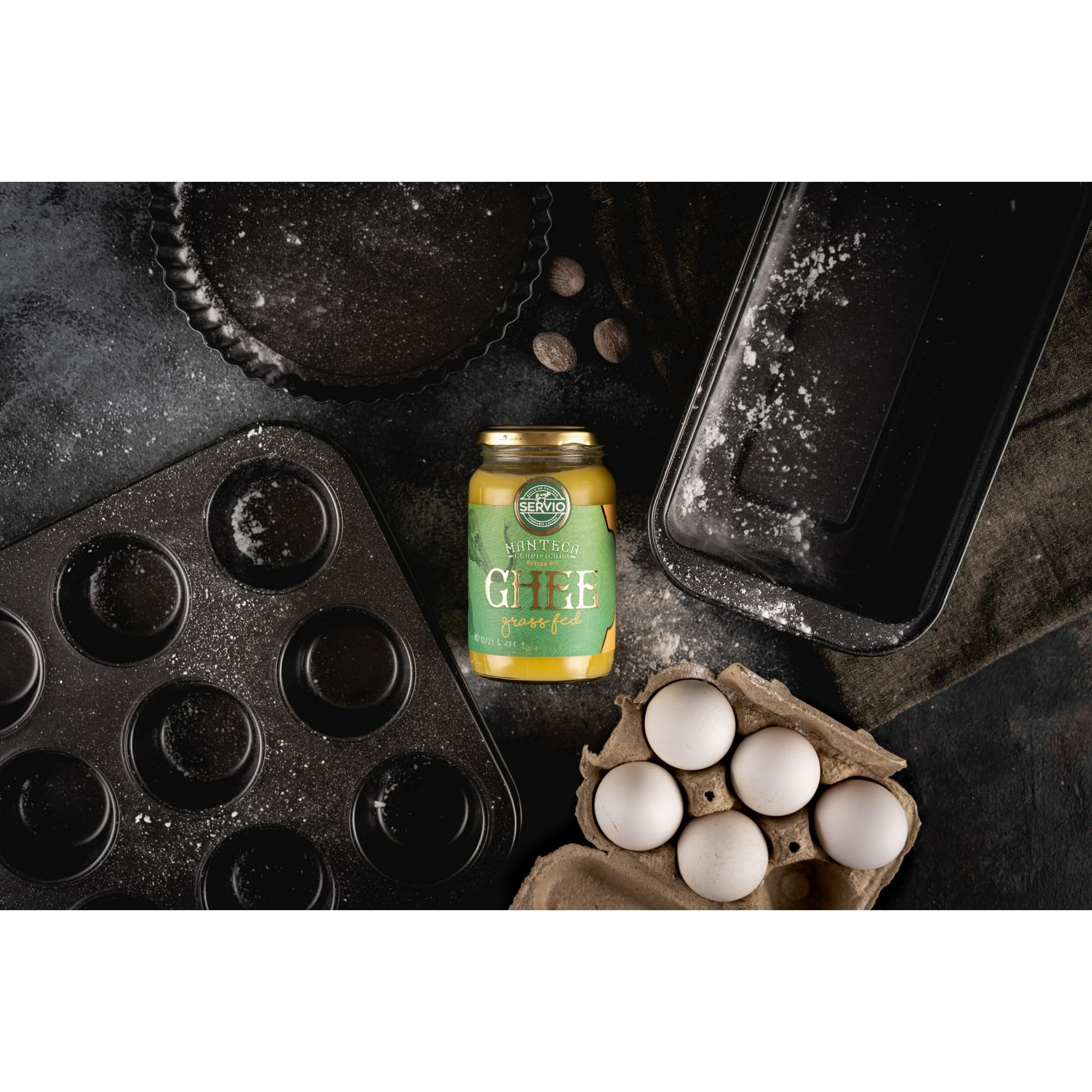 Servio Grass Fed Non-GMO Traditional Ghee Clarified Butter, Shelf-Stable