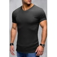 thumbnail image 2 of Ribbed V-Neck Short Sleeve Tee, 2 of 8