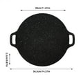 thumbnail image 2 of Versatile Nonstick Grill and Bake Pan Portable Double Handle Griddle for Indoor Outdoor Cooking, 2 of 3