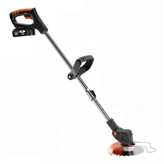 Desbrozadora Inalámbrica Electrica Belug Cortadora Pasto Negro/Naranja