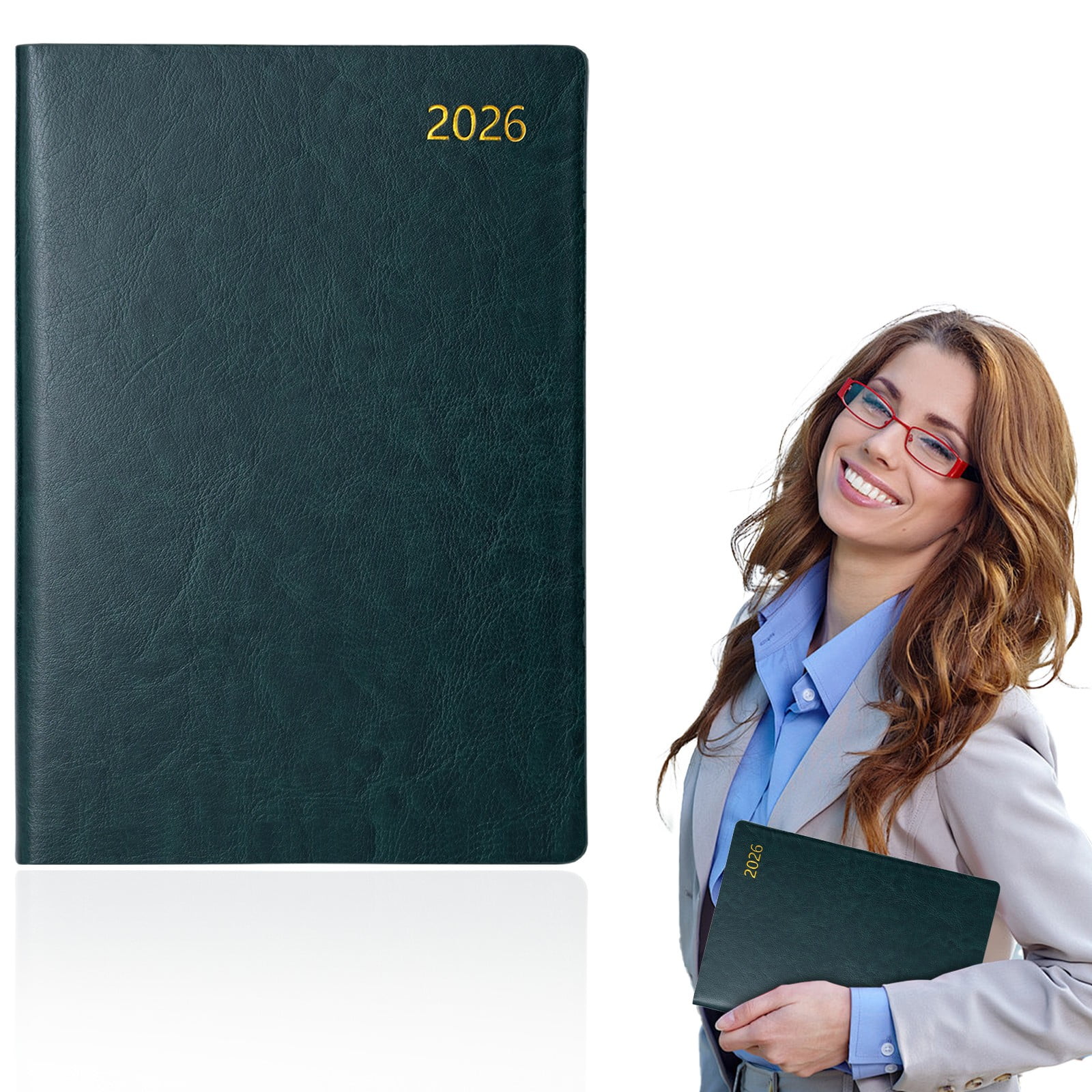 Planificateur 2024 avec autocollants, couverture rigide, planificateur