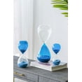 thumbnail image 4 of Hourglass - 5.3"Dia. x 14.17" - Blue, 4 of 5