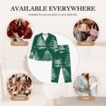 thumbnail image 7 of Vsdgher Christmas Trees Pajamas Set Long Sleeve Sleepwear Womens Button Down Nightwear Pj Sets-Small, 7 of 7