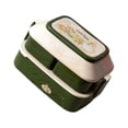 thumbnail image 1 of Advancent Fiambrera Lovely Home Office School Compartimentos de doble capa Microondas Bento Cajas de almacenamiento Contenedores de conservación Cocina y Comedor Verde S, 1 of 6