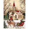 thumbnail image 1 of Wdftyju 5D DIY diamante pintura Navidad taladro redondo completo mosaico imagen (sz1315) Wdftyju 6fe4xw3xa5tx9kz3D01, 1 of 9