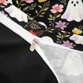 thumbnail image 4 of Homewish Halloween Ghost Duvet Cover Queen for Kids Girls, Wildlife Autumn Floral Queen Bedding, Black Reversible, 3-Piece, 1 Duvet Cover and 2 Pillowcases, 4 of 6