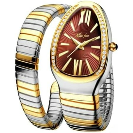 Dress Snake Shape Bracelet Women Watch Top Elegant Waterproof Quartz Jewelry Watches84
