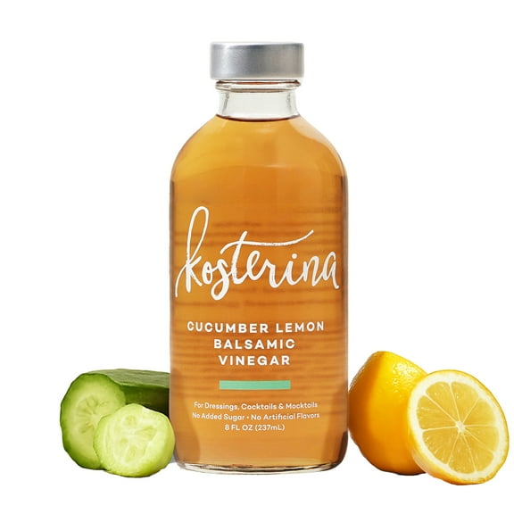 Kosterina Cucumber Lemon Balsamic Vinegar, 8 fl oz