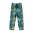 thumbnail image 4 of Xecao Tropical Leaves Men's Straight Lounge Pajama Pants: The Ultimate in Comfortable Sleepwear, 4 of 9