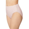 thumbnail image 1 of Bali Womens Passion for Comfort Hi-Cut Panty, 9, Pink Leaf Print, 1 of 1