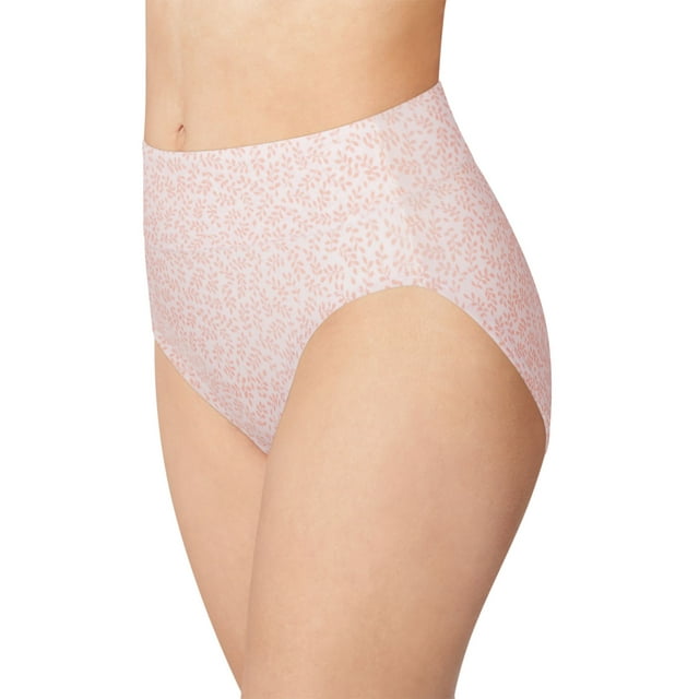 Bali Culotte Haute Confort pour Femmes, 6, Imprimé Feuille Rose