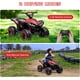 thumbnail image 5 of Historyli ATV de 12 V para niños, 4 ruedas, con música, luces LED y velocidad ajustable, color rojo, 5 of 7