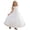 White, variant on Girls Chiffon Ballet Dance Skirt Elasticated Waist A-Line Practice Skirt for Kids Dance Recital