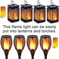 thumbnail image 4 of 2 sets of Acsergery LED flame lamps with remote control. USB rechargeable flame effect, 4 of 5