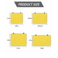 thumbnail image 4 of Stove Top Covers for Electric Stove, Yellow Glass Stovetop Cover Protector, Pure Yellow Induction Cooktop Protector Oven Mat for Kitchen Countertop 24"x21", 4 of 8