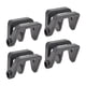 thumbnail image 3 of 4 clips para barcos, colgadores sencillos de alta resistencia, con ajuste para rieles cuadrados. Negro, 3 of 8