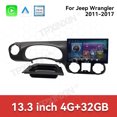 thumbnail image 2 of TPXINXIN 13.3 Inch QLED Touch Screen Android 13 For Jeep Wrangler 2011-2017 Car Radio CarPlay Multimedia Player GPS Navigation Head Unit, 2 of 10