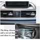 thumbnail image 2 of RV 4 Piezas Bling Clips de Ventilación de Coche Accesorios de Decoración de Coche Clips de Cristal de Diamantes de Imitación Clips de Aromaterapia de Cristal para Coche con Almohadillas, Plata, 2 of 5