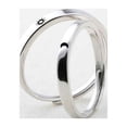 thumbnail image 3 of 2 Pcs Promise Ring Set Sun And Moon Style Silver Plating Band Ring Gift for Couple Boyfriend Girlfriend, 3 of 7