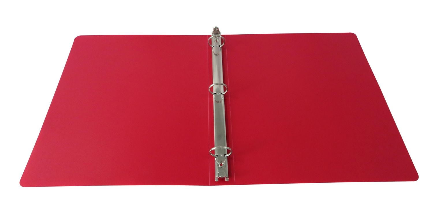 PEN+GEAR POLY 1" BINDER RED