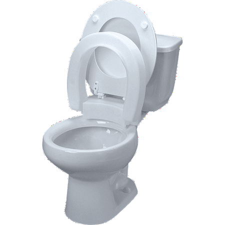 Tall-ette elevated hinged toilet seat, elongated part no. 725711005