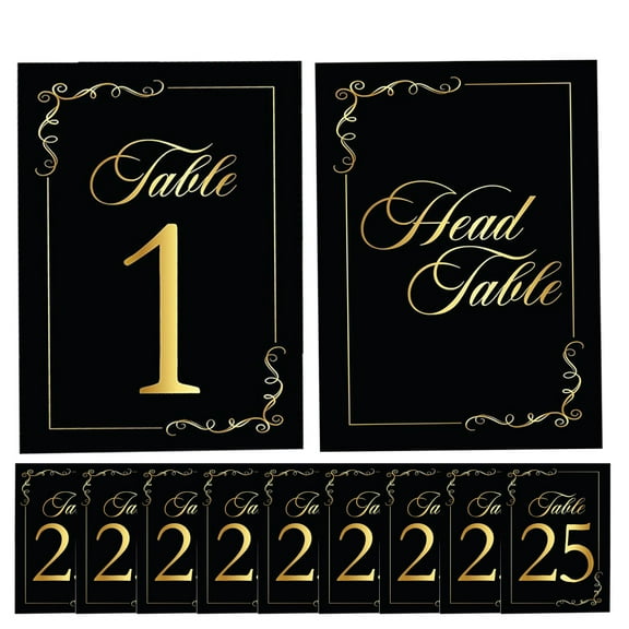 FRCOLOR  30 Pcs White Round Table Numbers Wedding Centerpieces for Tables Banquet