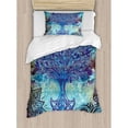 thumbnail image 3 of Ambesonne Indian Grunge Style Tree Duvet Cover Set, 3 of 3