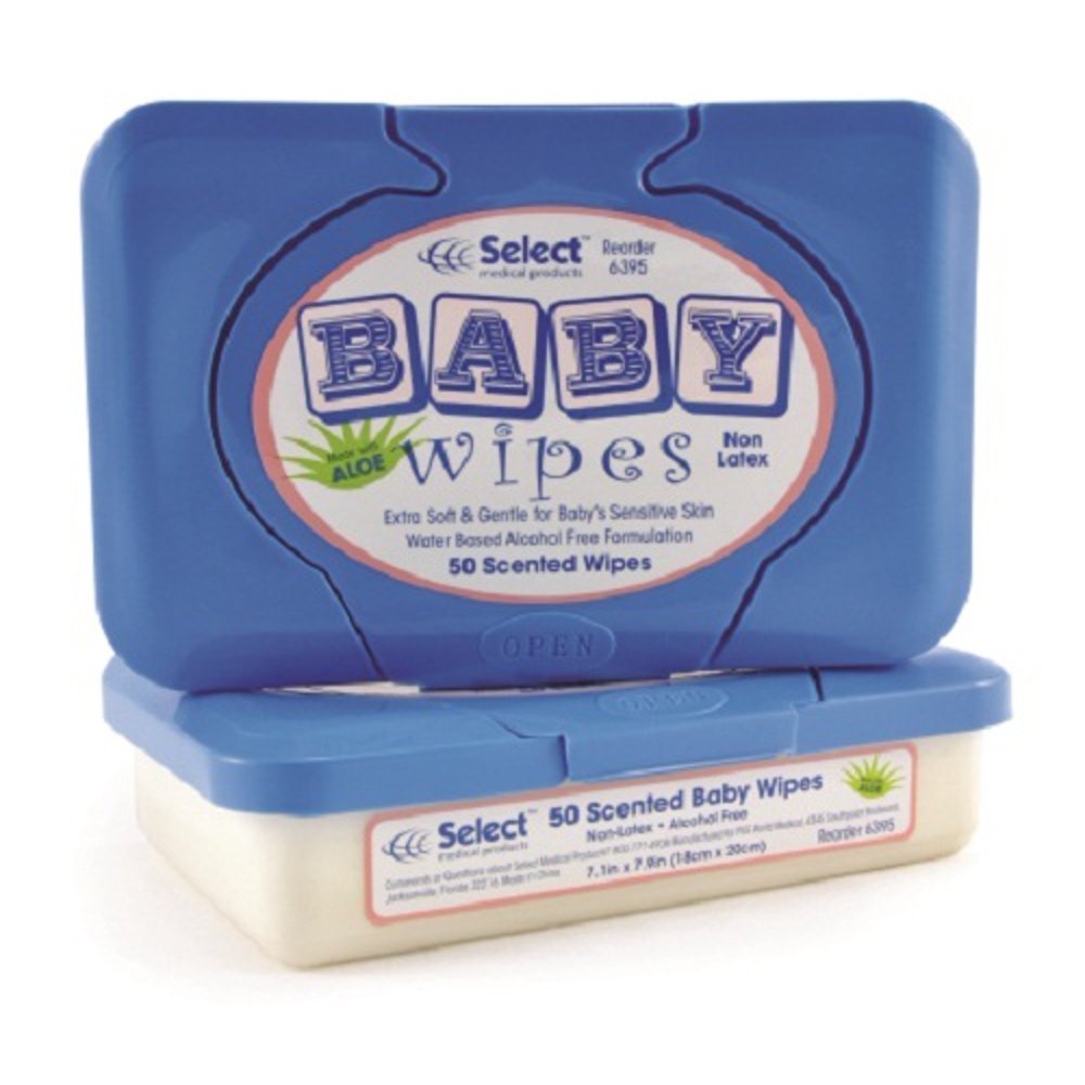 SELECT Scented Baby WipesBox of 50