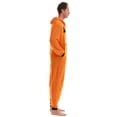 thumbnail image 3 of #FollowMe Skeleton Adult  Halloween / Onesie / Pajamas (Pumpkin, Small), 3 of 4