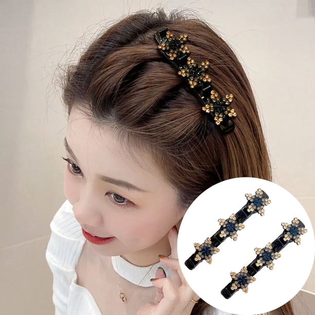 Pinzas para el cabello para mujeres, pinzas para peinar, pinzas para el cabello para niñas, pinzas para tejer y arreglar el cabello, pinzas laterales, pinzas frontales, pinzas para el cabello, horquil