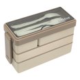 thumbnail image 2 of Stackable Lunch Box  Bento Box Rice Lunch Layers  Bento Boxes, 2 of 7