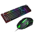 thumbnail image 2 of 1 Ensemble Clavier Rétroéclairé Combo Clavier Souris Accessoire Informatique Ergonomique Souris pour Bureau Bar, 2 of 6