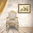 thumbnail image 3 of Northern Lights 18x13 Gold Ornate Wood Framed with Double Matting Museum Art Print Titled - Textured Hedgerow Rust landscape, 3 of 4