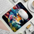 thumbnail image 2 of Wolf Square Desk Mat Mousepad, 8.3x9.8 Inch Non-Slip Rubber Bottom, Printed Gaming Mousepad for Office and Gaming, 2 of 6