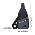 thumbnail image 3 of Crossbody Small Sling Backpack Sling Bag for Women Men, Chest Bag Daypack Crossbody for Travel Sport Running Hiking, 3 of 7