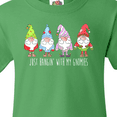 thumbnail image 4 of Inktastic Christmas Hangin with My Gnomies Youth T-Shirt, 4 of 5