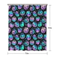 thumbnail image 5 of Colorful Halloween Pumpkins Pattern Shower Curtain 72"x84" ,Bathroom Decorative Shower Curtains Set with 12 Hooks,Modern Waterproof Washable Shower Curtain, 5 of 6