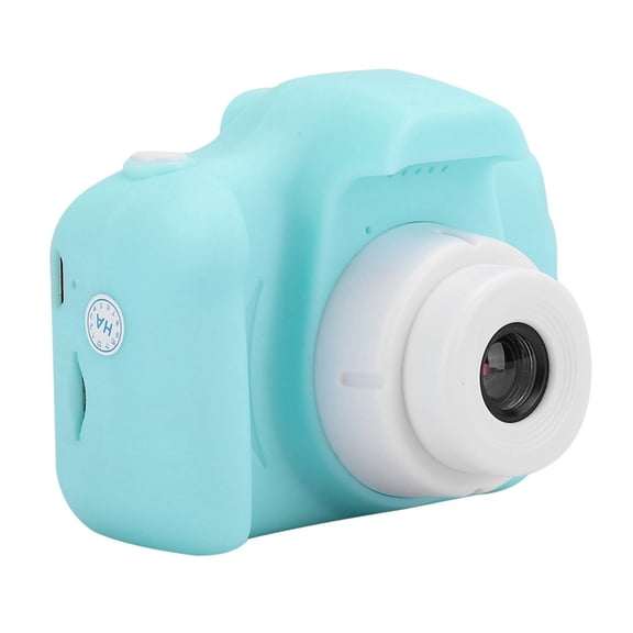BIMZUC Kids Digital Camera Toy, HD Cartoon Video Camera for Children, DIY Photos & Video Recording, 2.0 Inch IPS Screen, 1080P Resolution, Portable Toddler Camera with Built-in Battery, Green
