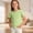 Green, variant on Boys Girls Cotton T-Shirt Breathable Summer Top Soft Skin Friendly Solid Color Unisex Casual Basic Wear Pink Size 3-4 Years