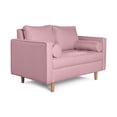 thumbnail image 3 of Sofá Love Seat 2 Plazas Makora De Lino Palo De Rosa Modelo Fallon, 3 of 7