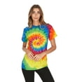 thumbnail image 6 of Daresay Tie Dye Style T-Shirts Women - Fun, Multi Color designs Tops, 6 of 13