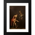 thumbnail image 2 of Caravaggio 18x24 Black Modern Framed Museum Art Print Titled - Madonna and Child with Saint Anne (1605-06), 2 of 5