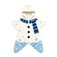 thumbnail image 6 of Christmas Baby Starfish Onesie, Warm Romper, Soft Hooded Bodysuit, Cozy Winter Jumpsuit Outfits for Boys Girls, 6 of 6